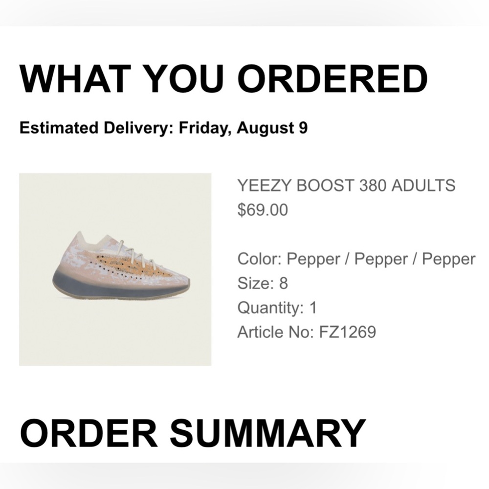 YEEZY BOOST 380